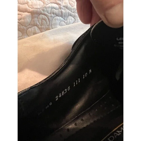 Stacy Adams Spectator Rockabilly  Men's 10M Alligator Leather Lace-Up Dress Shoe - Picture 7 of 10